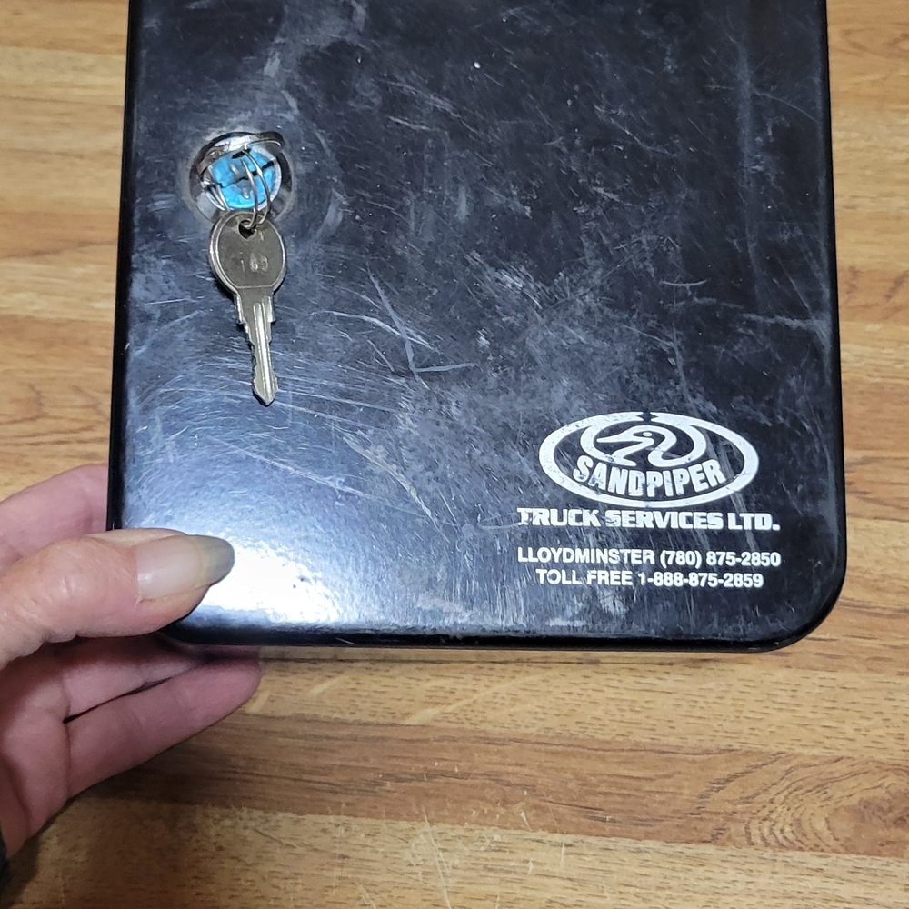 Black Lock Box with Keys